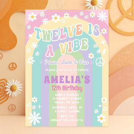 Zwölf ist eine lebhafte Einladung zum Geburtstag