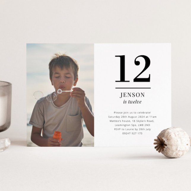 Zwölf Landschaft Foto Einladung (Von Creator hochgeladen)