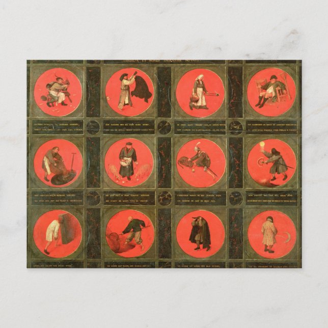 Zwölf Sprichwörter, c. 1558-60 Postkarte (Vorderseite)