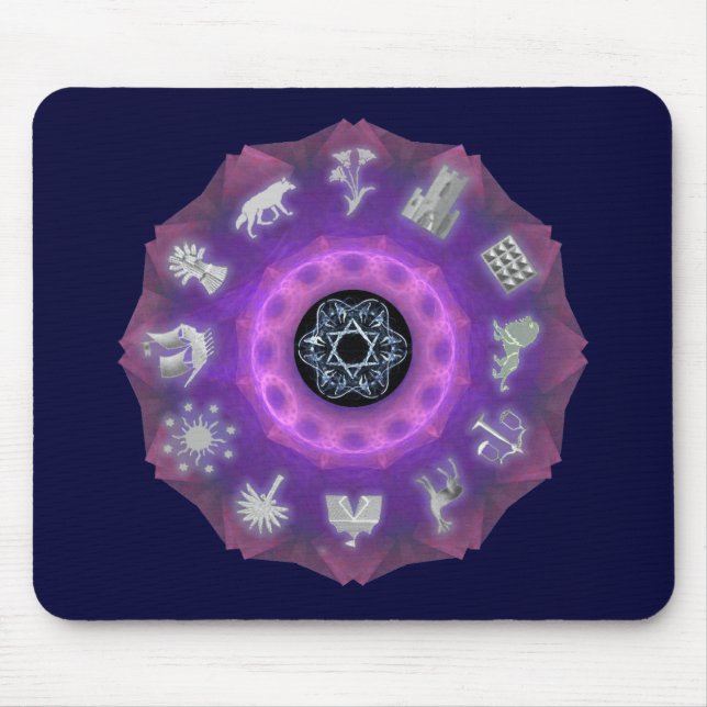 Zwölf Stämme Mousepad (Vorne)