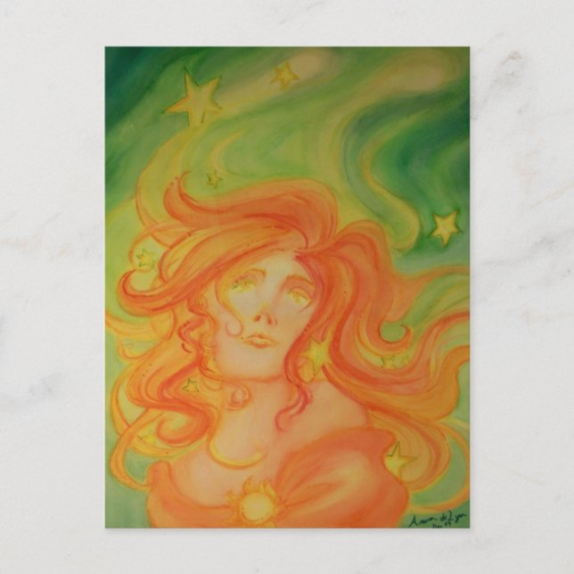 Zwölf Sterne Postkarte (Vorderseite)