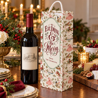 Zwölf Tage Weihnachten Personalisierte Wein Geschenktüte Für Weinflaschen