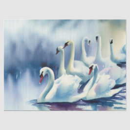 Zwölf Tage Weihnachten: Swans A-Swimming (A), Seidenpapier