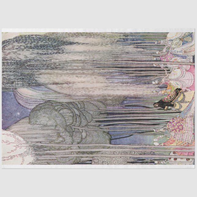 Zwölf Tanzprinzen Seidenpapier (Vorderseite)