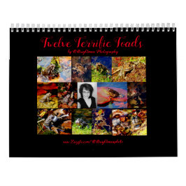 Zwölf Terrific Toads Kalender