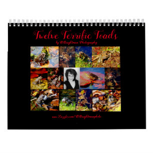 Zwölf Terrific Toads Kalender