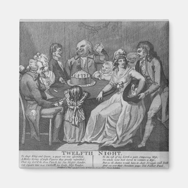 zwölfte Nacht, 1794 Magnet (Vorne)