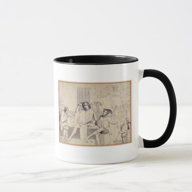 Zwölfte Nacht, c.1850 Tasse (Rechts)