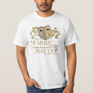 Zwölfte Nachtmusik-Zitat (Goldversion) T-Shirt