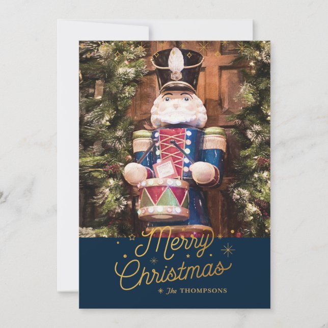 ZWÖLFTER TAG DER CHRISTMAS / Weihnachtsfotokarte Feiertagskarte (Vorderseite)