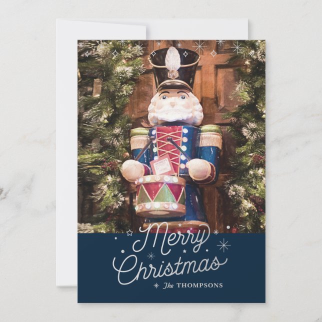 ZWÖLFTER TAG DER CHRISTMAS / Weihnachtsfotokarte Feiertagskarte (Vorderseite)