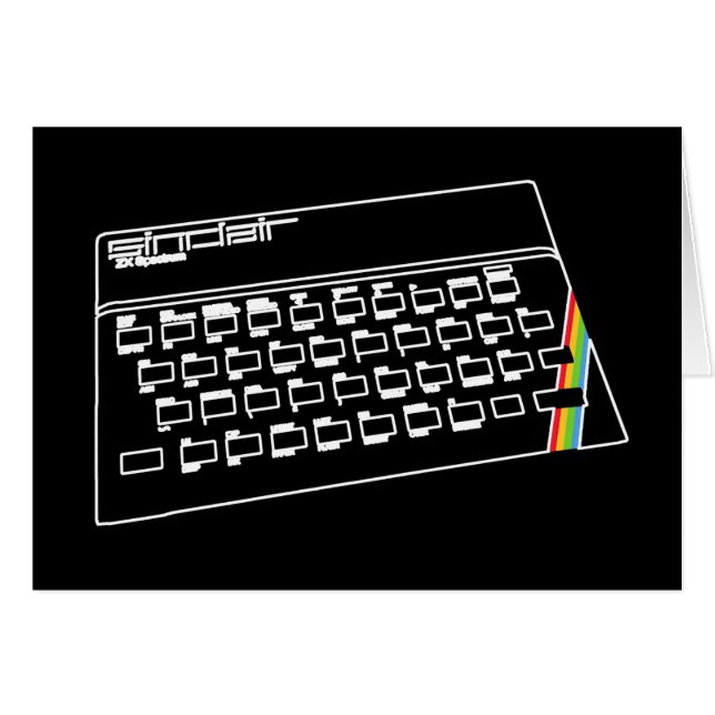 ZX Spectrum line art (Vorderseite (Horizontal))