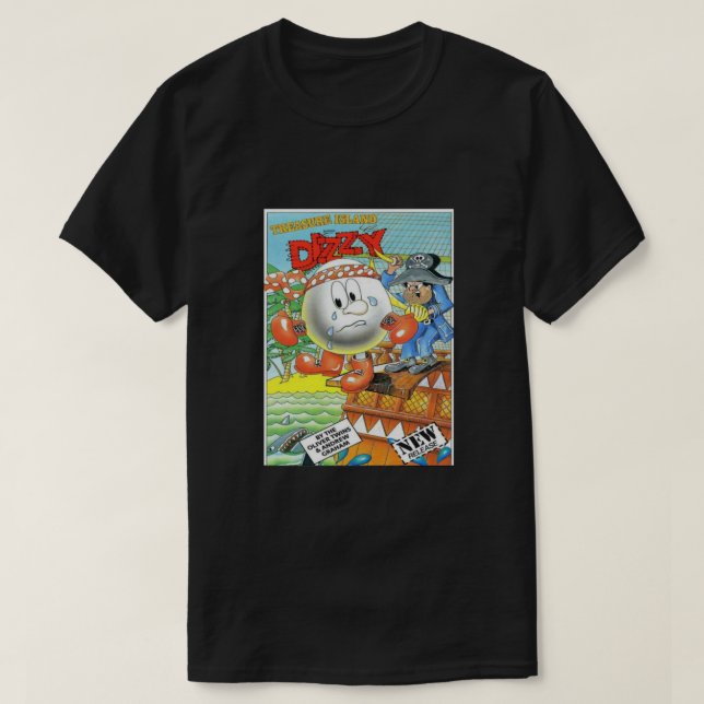 ZX Spectrum Treasinsel Dizzy Classic T-Shirt (Design vorne)