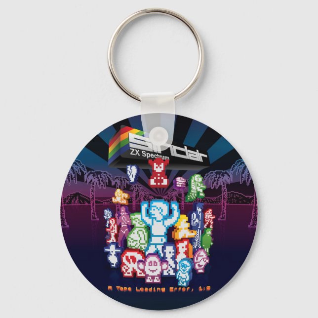 ZX-Spektrum Schlüsselanhänger (Vorderseite)