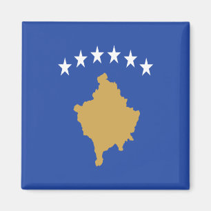 zXK001 KOSOVAR FLAG KOSOVO, Europa, Kühlschrankmag Magnet