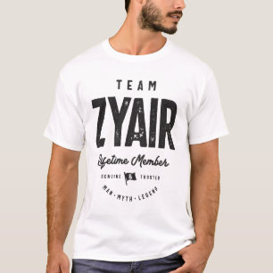 Zyair Lifetime Personalisiert Name Zyair T-Shirt