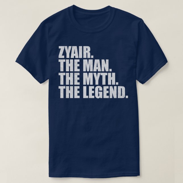 Zyair Zyair Name Zyair Vorname T-Shirt (Design vorne)