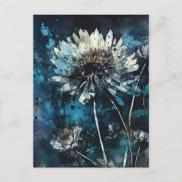 Zyanotypalkohol Aquarell Florenz Postkarte