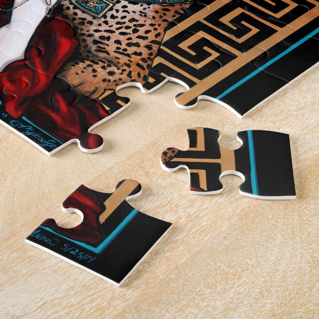 Zyanya Toltec Jaguar Puzzle (Seite)