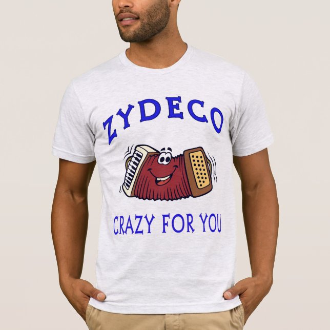 Zydeco Crazy für Sie T - Shirt (Vorderseite)