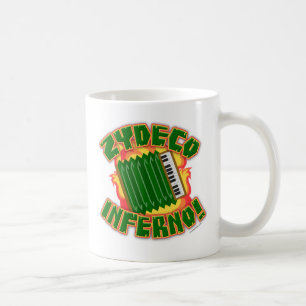 Zydeco Inferno Cartoon Design Tasse