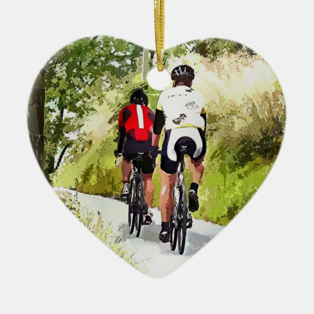 ZYKLING KERAMIKORNAMENT (Vorne)