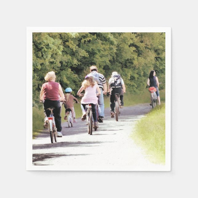 ZYKLING SERVIETTE (Vorderseite)