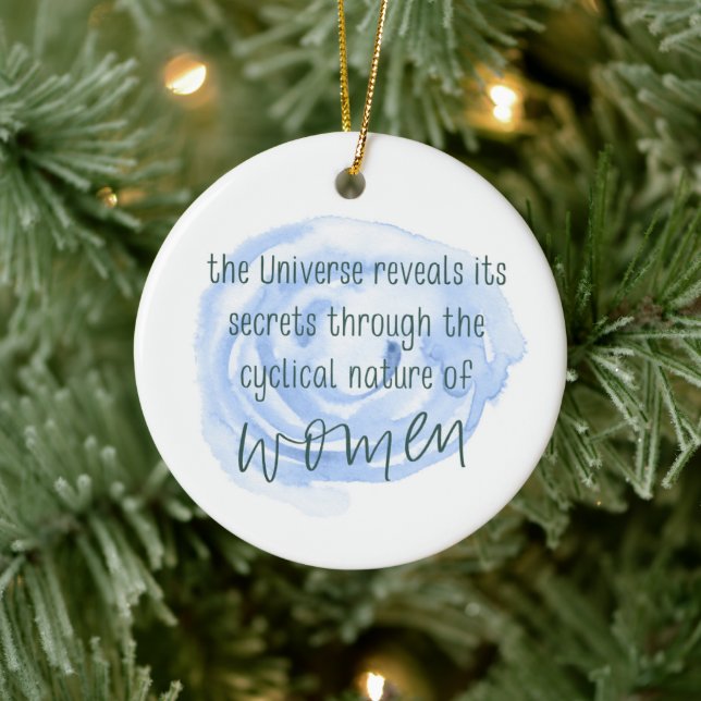 Zyklische Frau Keramik Ornament (Baum)