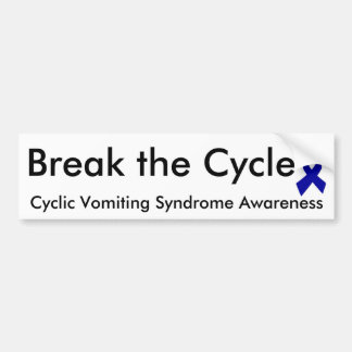 Zyklischer erbrechender Syndrom-Autoaufkleber Autoaufkleber