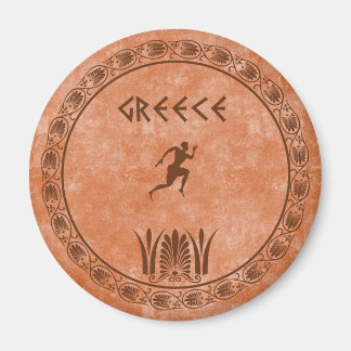 zyklisches griechisches Design Magnet