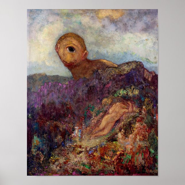 Zyklop | Odilon Redon | Poster (Vorne)