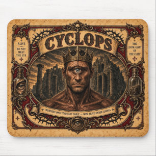 Zyklop, Vintage-Zirkusmonster Mousepad