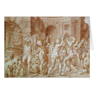 Zyklope in der Schmiede von Vulcan