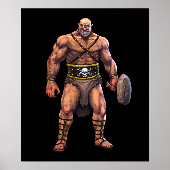 Zyklops der griechischen Mythologie Poster (Vorne)