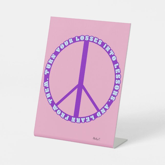 Zyklus der Lehren Sockelschild (Vorderseite)