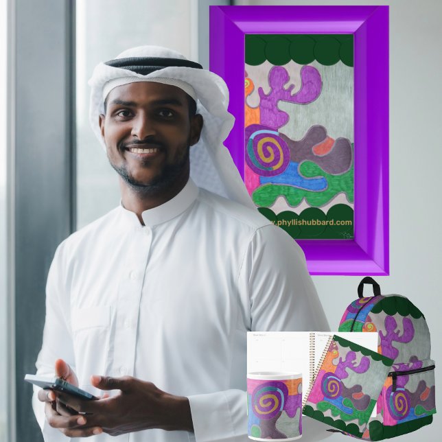 Zyklus Geschenkpapier Set (Get the full "Cycle" collection at: https://bit.ly/SmartArtZazzle. )
