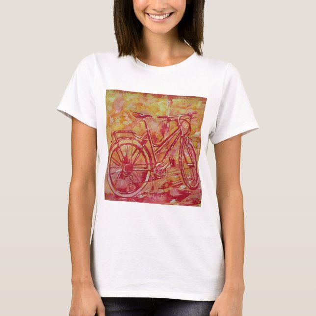 Zyklus Rot, Gelb und Tyedyed T-Shirt (Vorderseite)