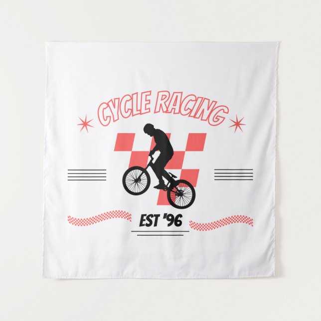 ZYKLUSRACING WANDTEPPICH (Vorderseite)