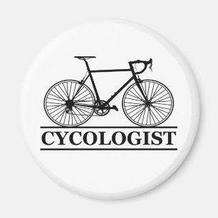 Zykologe Funny Cycling für Radfahrer und Biker Magnet