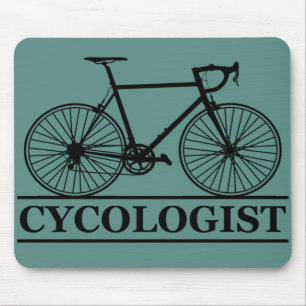 Zykologe Funny Cycling für Radfahrer und Biker Mousepad