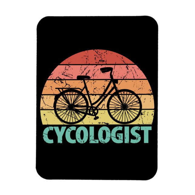 Zykologe Funny Cycling Magnet (Vertikal)