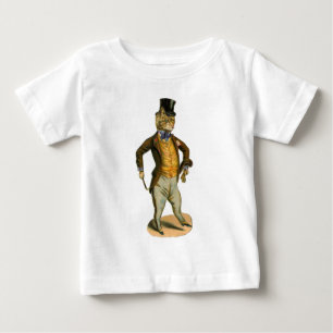 Zylinder-Katze Baby T-shirt