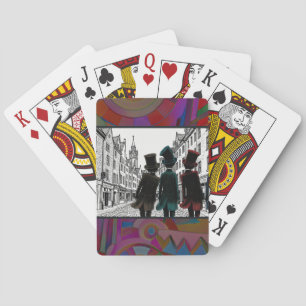 Zylinderhüte Spielkarten