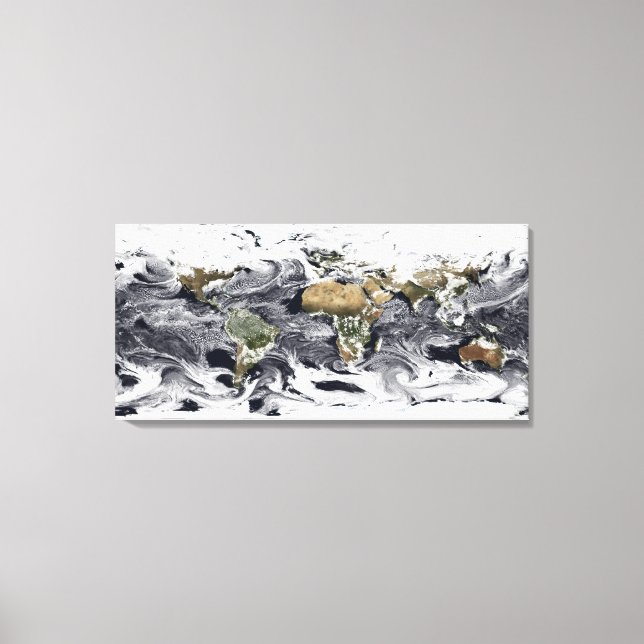 Zylinderprojektion Leinwanddruck (Vorderseite)