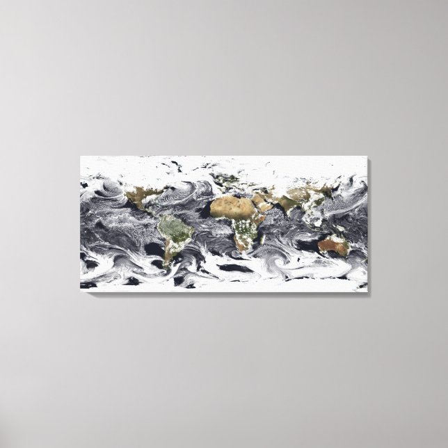 Zylinderprojektion Leinwanddruck (Vorderseite)