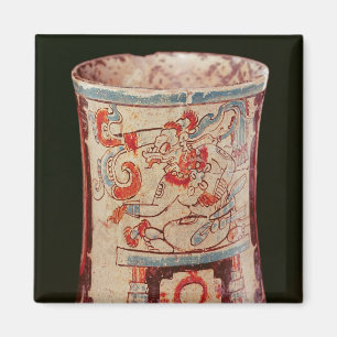 Zylindrische Darstellung einer Gottheit mit Sprach Magnet