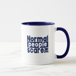 Zynische Tasse von Zitaten - Normalbürger kümmern 