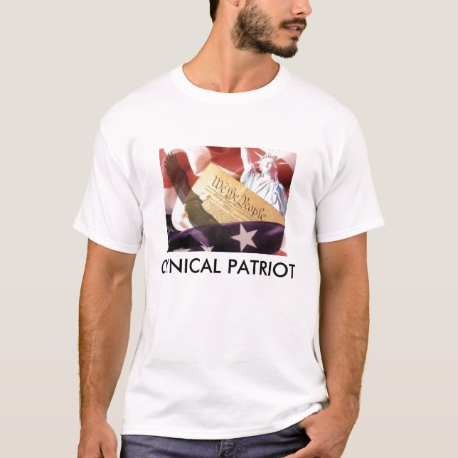 Zynischer Patriot-T - Shirt (Männer) (Vorderseite)