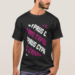 Zypern Camouflage Muster Pink Camouflage T-Shirt