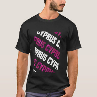 Zypern Camouflage Muster Pink Camouflage T-Shirt
